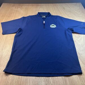 New Era Champlain NY 2024 Performance Polo Mens XL Blue Golf Shirt